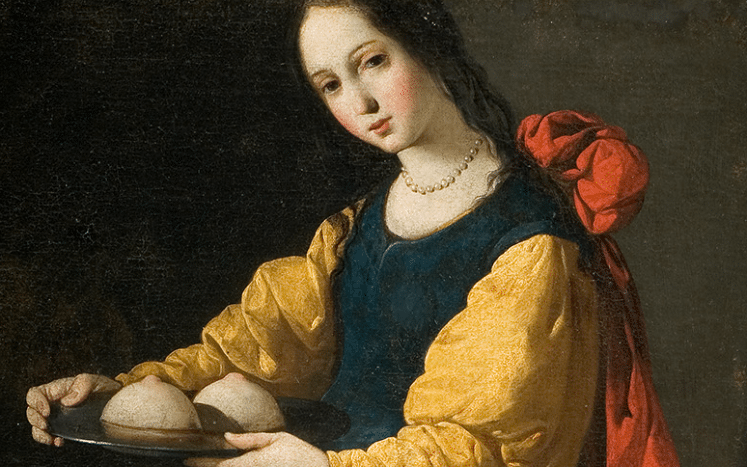 アガタ 処女を守るため乳房を切り落とされた殉教者｜キリスト教の100