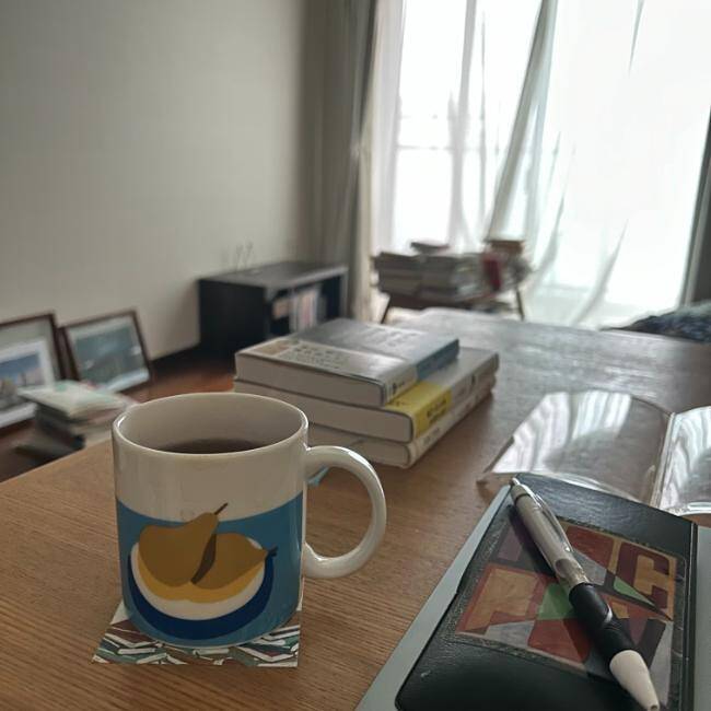読書のお供のコーヒー