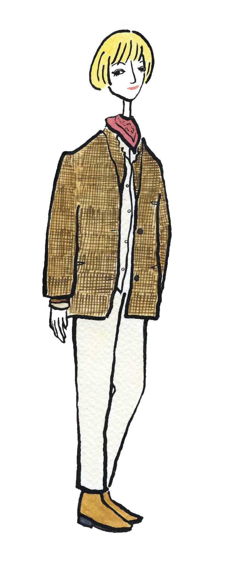 ファニー　ダルナ画集　フランス、パリの女性のシンプルでおしゃれなスタイル画 古書古本 dessin: ファニー・ダルナ画集 （ファニー・ダルナ,大智浩 アート・デザイン・音楽